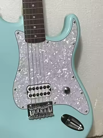 2026 hot New!!! Top Quality Daphne Blue Guitar, Solid Body ,Roswood Fretboard,