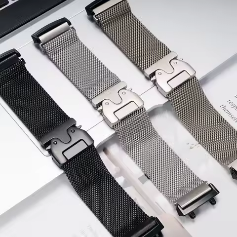 Milanese Strap For Huami Amazfit T-REX 3 Smart Watch Band Sports Loop Bracelet For Xiaomi Amazfit T-