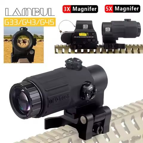 Tactical EOTECH 551 552 553 558 Red Dot Holographic Collimator Hunting G33 G43 G45 3X 5X Magnifier S