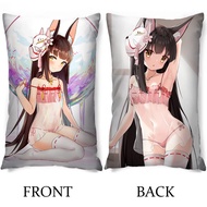 Azur Lane Nagato Dakimakura Kasumizawa Miyu Side Print Rectangular Pillowcase Sofa Car Bed Pillow Ca