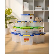 (INSTANT ONLY) GoldenOx Container Box 6.5L 12L 18L 38L 45L Multipurpose Storage Box/