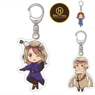 Keychain, Standee, Glass Painting GAME Hetalia Axis Powers Manga Anime Chibi Study Desk Decoration, 