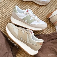 Hot Shoes [] NEW BALANCE 237 Matcha Green Gray Green Morandi Green White Suede Men's Shoes MS237CQ Q