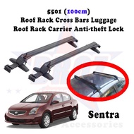 5501 (100cm) Car Roof Rack Roof Carrier Box Anti-theft Lock  Cross Bar Roof Bar Rak Bumbung Rak Bagasi Kereta- SENTRA