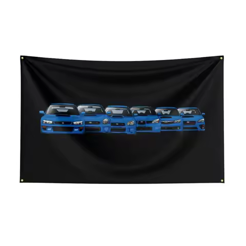 3X5Ft JDM Car Evolution Flag For Decor