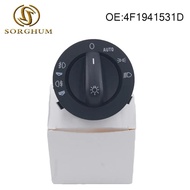 Chrome Headlight Fog Light Control Switch 4F1941531D For Audi A3 S3 A6 C6 4F RS6 Q7