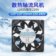 12025 EC 雙滾珠 AC110V 220V超薄大風量散熱風扇 12CM機櫃風扇（配保護網）