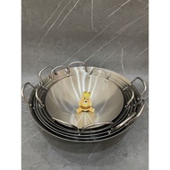 Vienna 34cm stainless steel frying pan / Vienna wok / wok pan