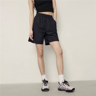 Giordano Womens Pure Cotton Casual Loose Shorts Elastic Waist Thin Style Summer Fashion Ladies Pants