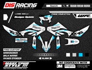 DECAL STICKER Yamaha WR 155 Full Body BIRU MERAH PUTIH Supermoto Dan Motocross TERBARU