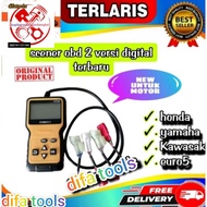 SCANER OBD2 untuk motor injeksi Honda Yamaha Kawasaki Scanner OBD 2 REMAP ECCU cek kode kerusakan