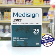 Medisign Glucose Test Strips [Model - GH82]
