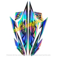 STIKER STRIPING LIS LES BODY MOTOR HONDA BEAT KARBU 2012 VARIASI HOLOGRAM