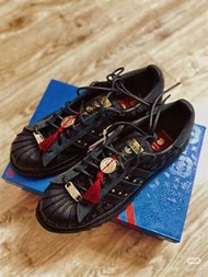 Adidas Superstar 限量版 黑色運動鞋