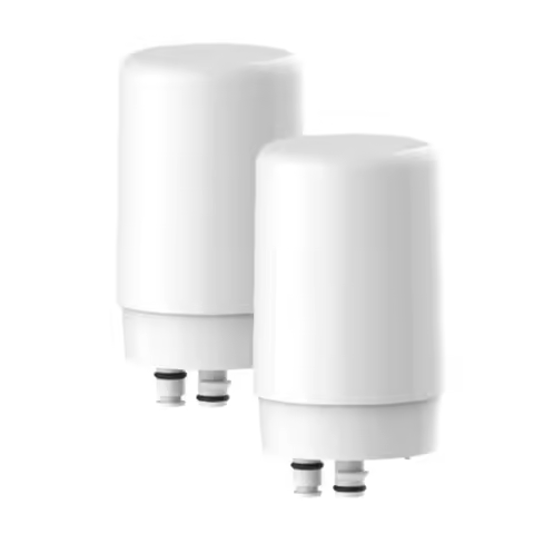 ABFI 2-Pack Faucets Filter Cartridge Replacement For Brita Faucet Water Filtration System, Brita 363