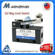Mindman EPA-105 3/2 Way Limit Switch Valve "Made in Taiwan" Port size: 1/8" , Mindman Mechanical Han