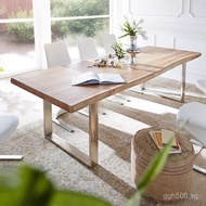 Negotiation Table Reception Modern Solid Wood Conference Table Home Dining Table Combination Long Ta