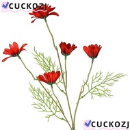 CUCKOZJ 5 Heads Chamomiles, DIY Silk Artificial Flower, Home 5 Heads Cosmos Party Decorations
