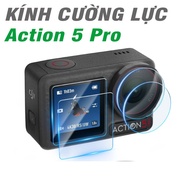 Scratch-resistant Action 5pro camera screen protector tempered glass set - DJI Osmo action 5pro came