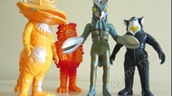 BANDAI 17cm Ultraman 奧特曼 鹹蛋超人 怪獸膠公仔4隻