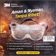 3m 332 AF Impact Safety Goggles Anti-Fog