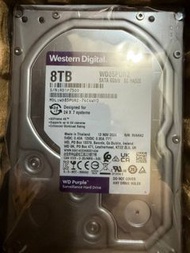 全新未開Western Digital WD Purple 8TB 監控硬碟 WD85PURZ 5隻