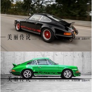 Porsche 911 Car Stickers Garland Carrera Carrera Side Skirt Stickers Carman Body Stickers Color Stri