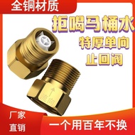 All Copper Water Valve Anti-Return Toilet Return Check Valve Return One-Way Toilet Refuse to Drink N