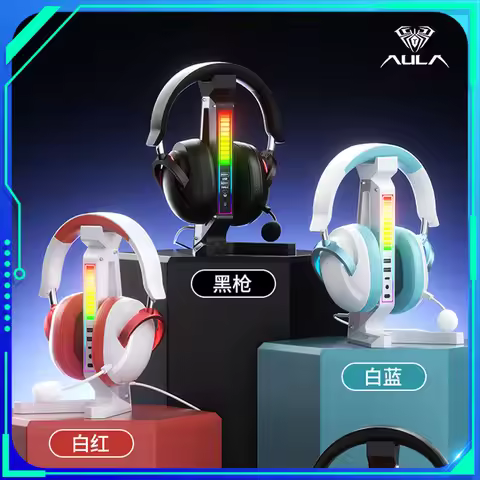 AULA A7pro 4 Mode Bluetooth Headphones High Quality FPS Esports Gaming Headphone Custom Low Latency 