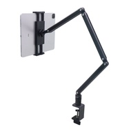 4.7-17.3 นิ้วเดสก์ท็อปคงที่หมุนสามพับปรับ Telescopic Monitor สําหรับโทรศัพท์แท็บเล็ตออนไลน์ Live Off