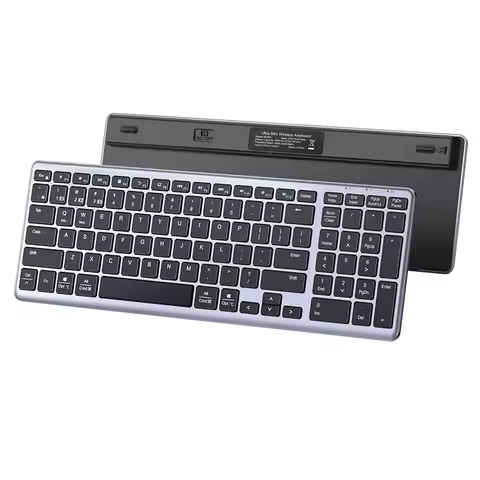 UGREEN Keyboard Wireless Bluetooth 5.0 2.4G Russian/Korean/EN 99 Keycaps For MacBook iPad PC Tablet 