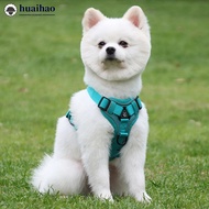 HUAIHAO 1Pc Pet Dog Harness Soft Breathable Leash Set for Small Medium Dogs Chihuahua Puppy Collar C