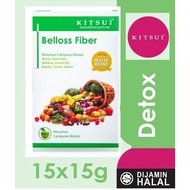 Kitsui Belloss Fibre D'Tox (15 sachets x 15g) Natural Detox Botanical Beverage Mix (Expiry: 12/2027)