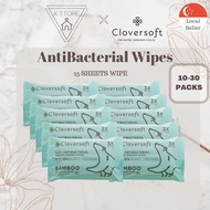 15 Sheets Bundle Antibacterial Wet Wipes Bamboo Organic Anti bacterial Travel Wet Tissue Wipes