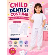Kids Dentist/Med tech Costume – Top & Pants Only | Career Day / Role Play Outfit