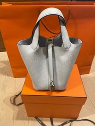 Hermes Picotin 18 聖杯藍