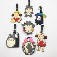 Luggage Signboard Cartoon Totoro Tag  Boarding Identification Luggage Tags