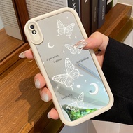 Xiaomi Redmi 9A Redmi 9i Redmi 9T Redmi 9 Power Case HP Casing Butterfly Pattern Casing Mirror Casin