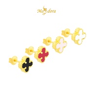 MASDORA 916 Gold Earings Earing Subang Emas ~ Clover VC - M (EMAS 916/22K)