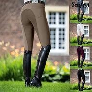 [SEA] Women Fashion High Waist Elastic Equestrian Pants Horse Racing Skinny Trousers