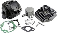 2EXTREME 70 cc Sport Cylinder Kit Compatible with ATU Explorer Spin GE 50, Keeway RY8, RY6, CPI Arag