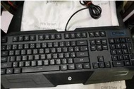 只此一個 惠普 原廠有線 電競 商務USB鍵盤 HP-K130 品像良好2手商品