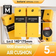 [5PCS]Botare AIR-cushion Cheerful Tissue 4-Ply 1000 sheets 140*175mm