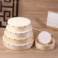 ADD Frame Drums 4/6/7/8/9/10 Inch Hand Drum Wood Drum With Drum Stick Set Musical Game Kids Educatio