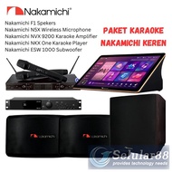 [Paket] Nakamichi Speaker Mic Amplifier Subwoofer Karaoke Audio System