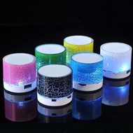 {MENGHONG}Mini Led Bluetooth Speaker Wireless Speaker Crack LED TF Card USB Portable Subwoofer Speaker Bluetooth Bluetooth Speakers