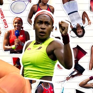 Coco Gauff Collection Handbook Sticker Painting