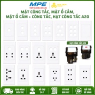 Socket face, switch face, socket face + switch, switch bead A20, A60 MPE