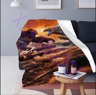 Godzilla Vs Kong Blanket Super Soft King of Monsters Godzilla Throw Blanket s and Adult Bedding for All Sofa  006