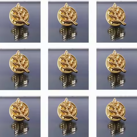 9 PCS Sprig of Acacia Masonic Lapel Pins Freemason Symbol Gift Lapel Pin with Butterfly Clutch, 0.5'